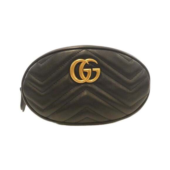 Gucci Handbags - GUCCI Authentic Black GG Marmont Fanny Pack